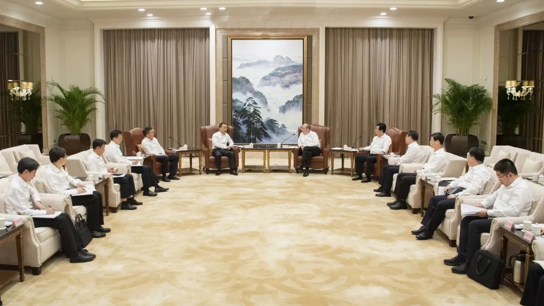 鄒磊、劉明勝拜會福建省委書記尹力、省長趙龍
