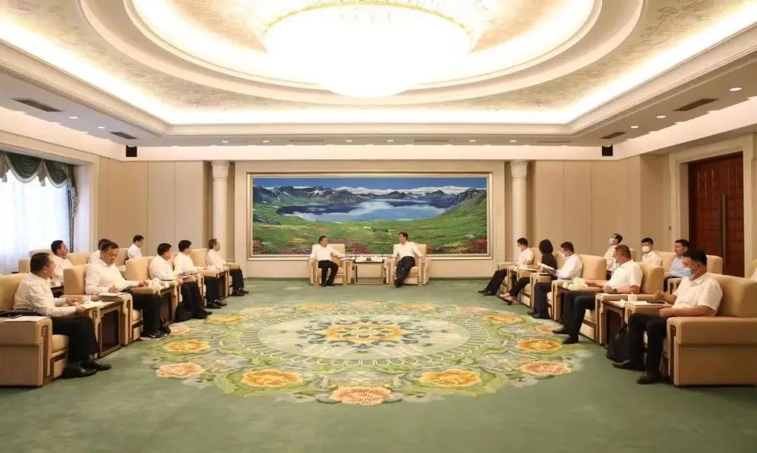 中國能建黨委書記、董事長宋海良拜會吉林省委常委、長春市委書記張志軍