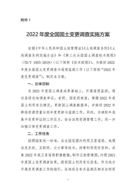 自然資源部：?jiǎn)?dòng)2022年全國(guó)國(guó)土變更調(diào)查，梳理占用耕地情況
