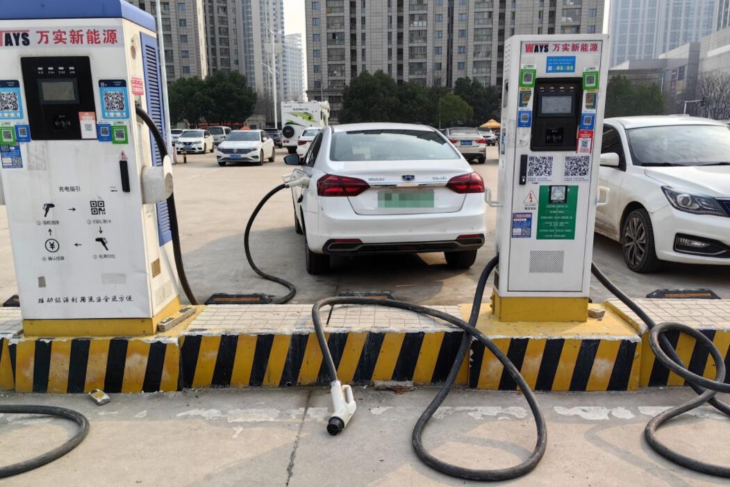 新能源車充電槍被扔積水中，對(duì)“城市家電”需多加愛(ài)護(hù)