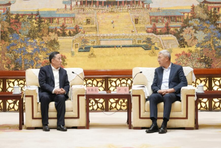 宋海良拜會江西省委書記尹弘、省長葉建春并見證簽署戰(zhàn)略合作協(xié)議