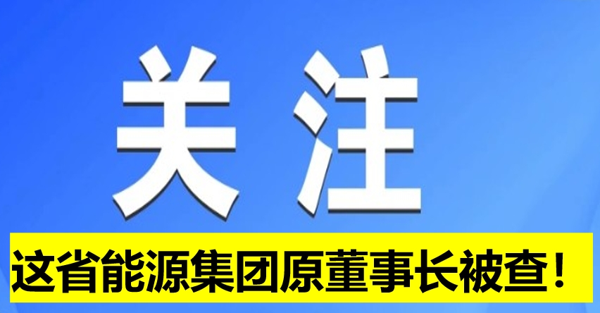 這省能源集團原董事長被查！